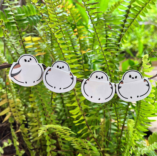 Northern Long - tailed Tit Magnetic Bookmarks